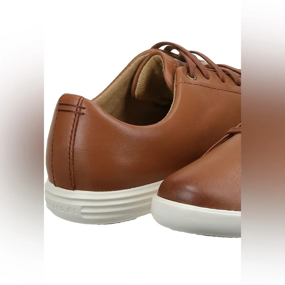 Cole Haan Tan Leather Lace-Up Sneaker